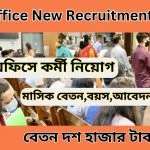 BDO অফিসে কর্মী নিয়োগ,বেতন দশ হাজার টাকা (BDO Office New Recruitment 2023)